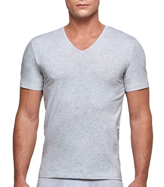 T-shirt met V-hals biologisch Oeko-Tex katoen Cotton Organic