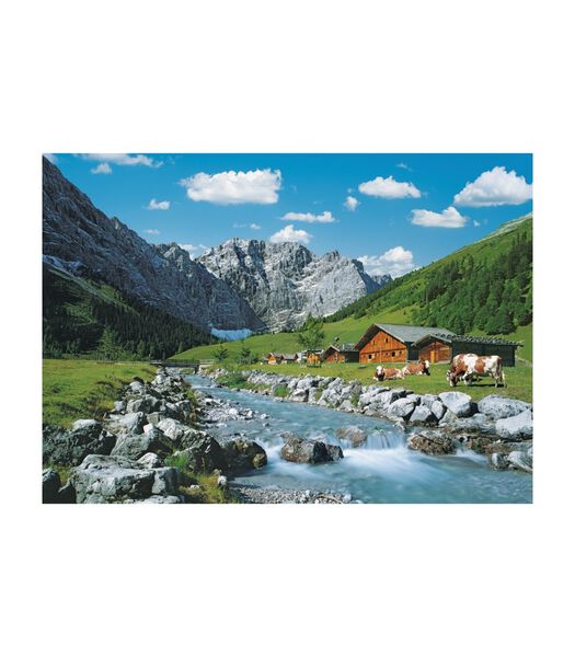 puzzel Karwendelgebergte, Oostenrijk - 1000 stukjes