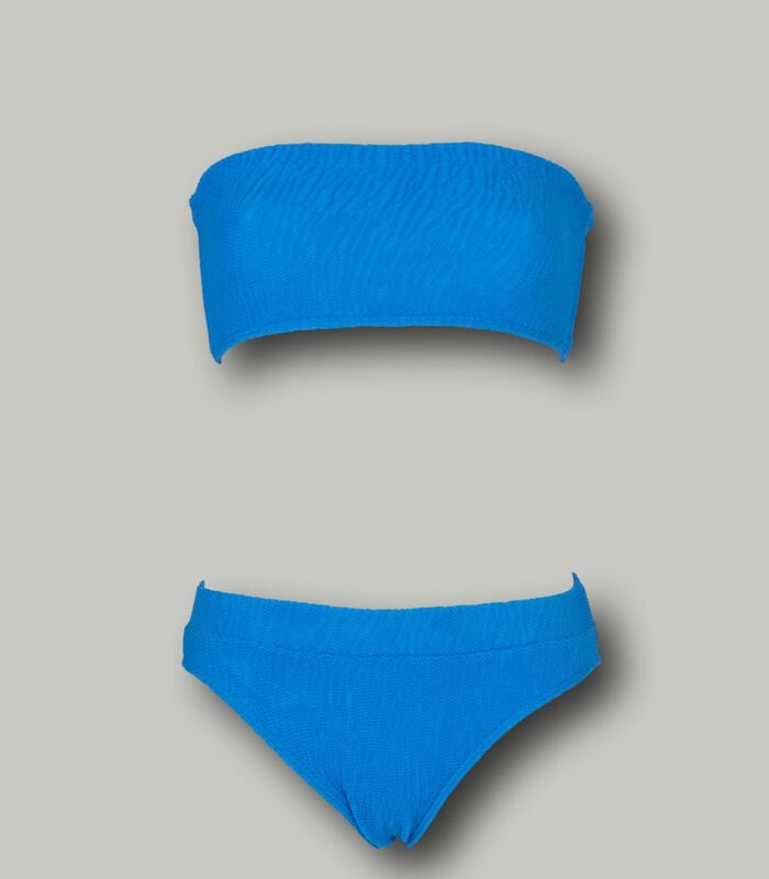 2-delig meisjes zwempak grote bh ibizane blauw image number 0