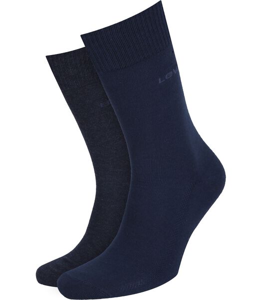 Levi's Socks Cotton 2-Pack Navy 321
