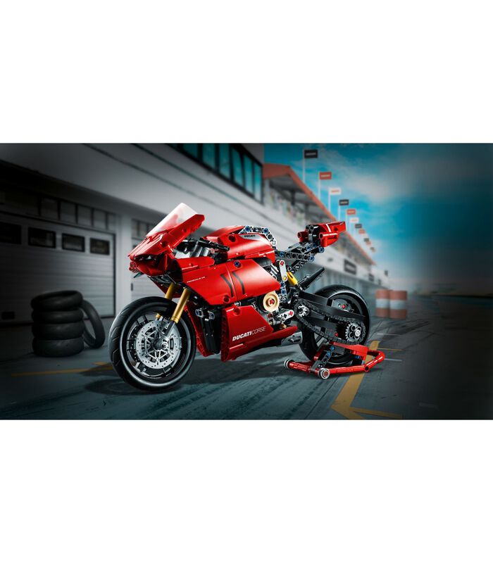 Technic 42107 Ducati Panigale V4 R Modèle Moto Kit Construction image number 3