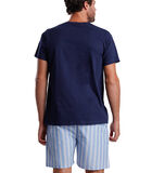 Pyjamashort t-shirt Stripest image number 1