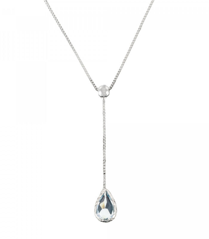 Ketting 'Goutte d'Azur' witgoud image number 0