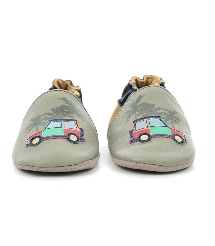 Chaussons Cuir Robeez Rainbow Car image number 4