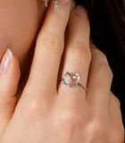 Ring 'Amathia Topaze' witgoud en diamanten image number 1