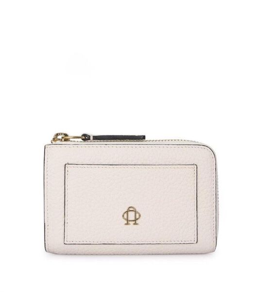 Portefeuille cuir Rosemary blanc