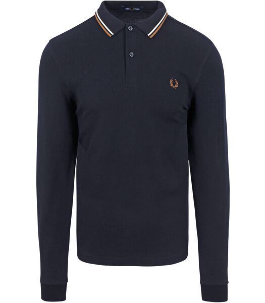 Polo à manches longues Fred Perry Marine U86