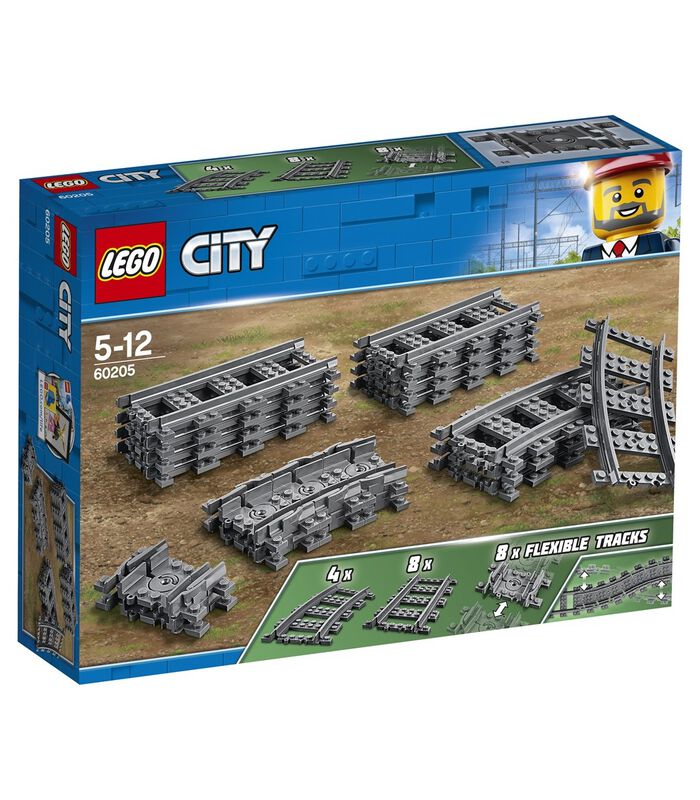 LEGO City 60205 Pack de rails image number 2