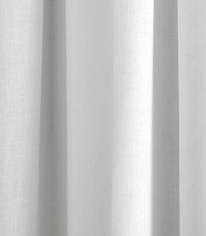 Rideau à oeillets argentés BELLAVISTA blanc 200x280 cm image number 4