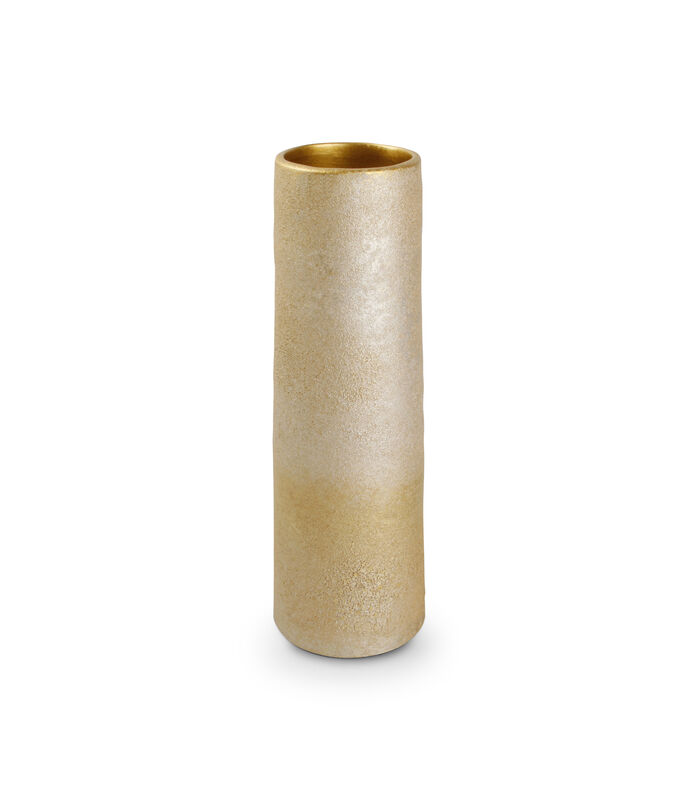 Vaas 10xH30cm gold Cone image number 0