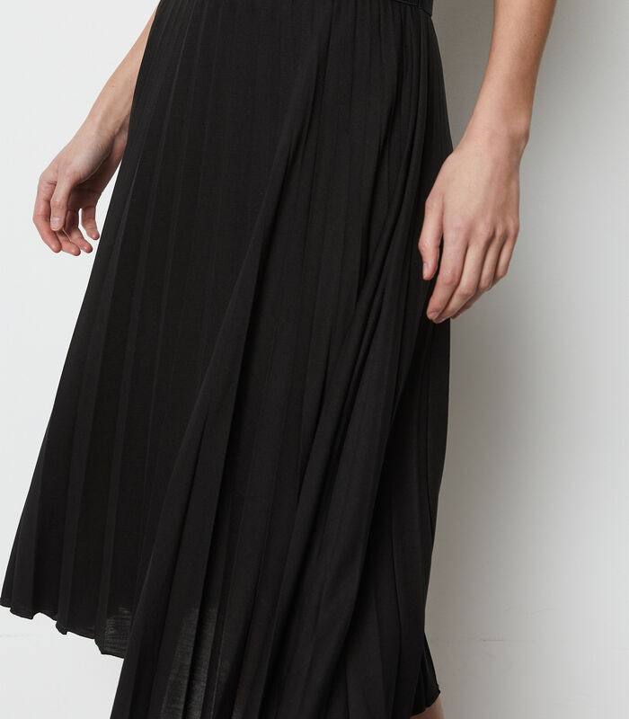 Jersey jurk met elastiek in de taille image number 4