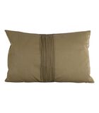 Coussin Leather Look - Vert mousse - 50x30cm image number 0