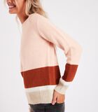 Pull manches longues rose Sallins Austral image number 0