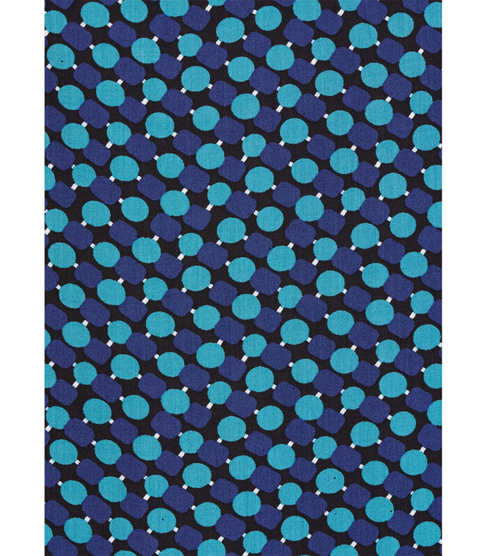 Robe courte imprimée motif graphique image number 4