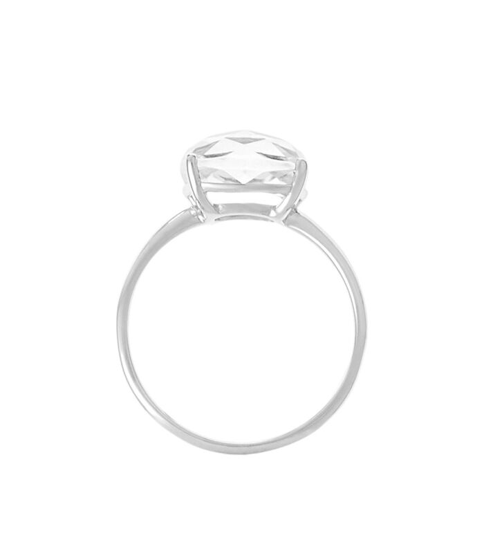 Ring 'Amathia Topaze' witgoud en diamanten image number 2