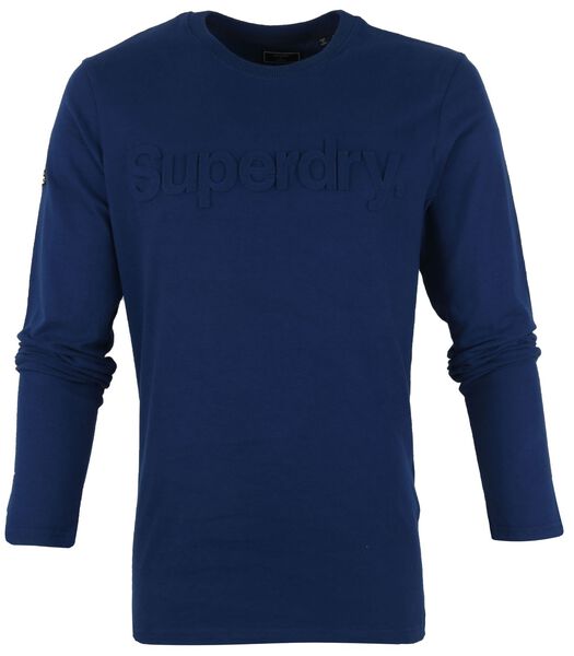 Superdry T-shirt Coton Cobalt