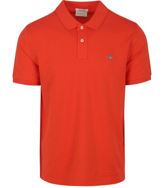 Gant Shield Piqué Polo Rouge