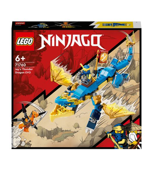 LEGO NINJAGO 71760 L'évolution Dragon Du Tonnerre De Jay