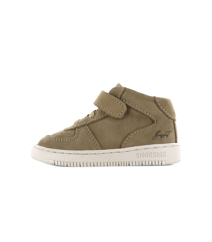 Taupe High Top Baby Trainer image number 0