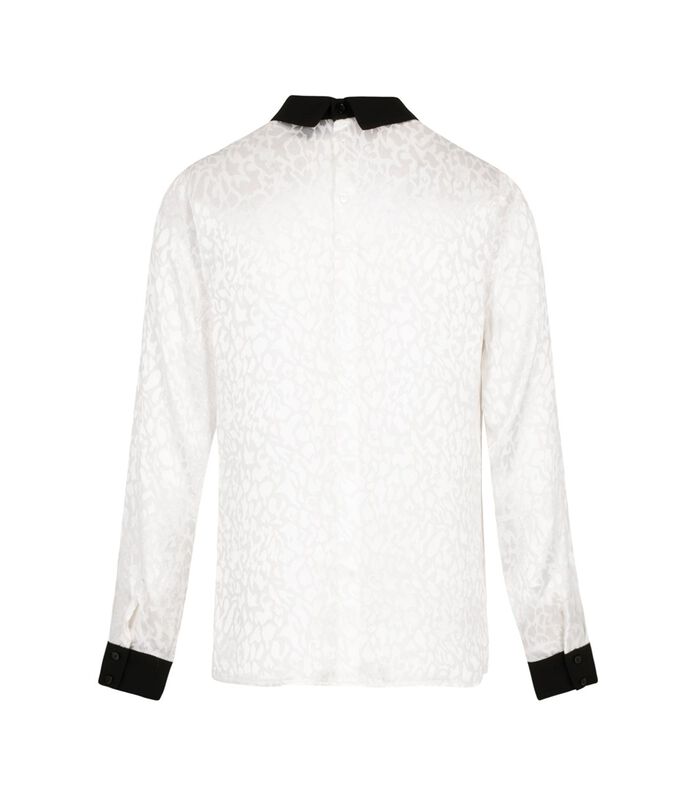 Chique blouse met hoge kraag MILLER image number 1