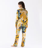 Pyjama met knopen FOUGERES 606 100% viscose veelkleurige print image number 3