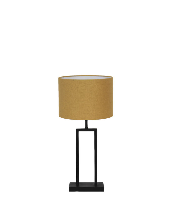 Lampe de table Shiva/Livigno - Noir/Ocre - Ø30x62cm image number 0