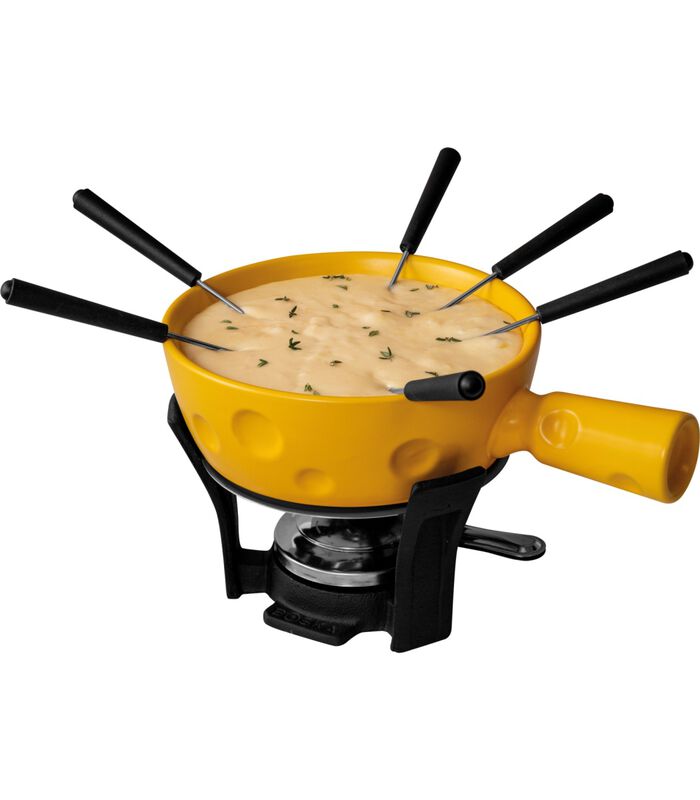 Ensemble à fondue  Cheesy - 6 personnes - jaune/noir - 1,3 litre image number 1