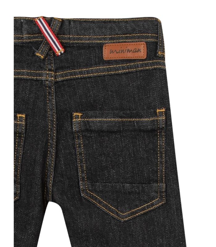 Slanke jeans met gestreepte band image number 3