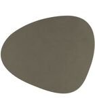 Giftset Placemats & Onderzetters Nupo - Leer - Army Green - 8-Delig image number 2