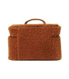 Trousse de toilette tracy teddy beauty case leather brown image number 0