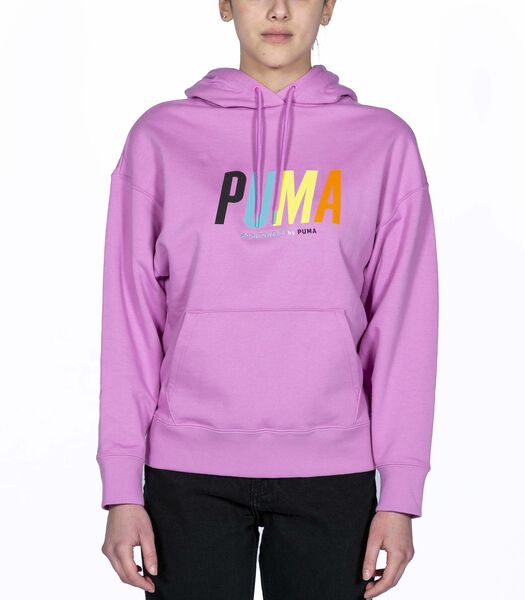 Sweatshirt Puma Sw Grafisch Roze
