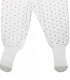 Pantalon à pieds bébé mixte en coton bio image number 1