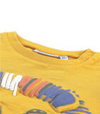 Geel T-shirt met korte mouwen en leeuw image number 4