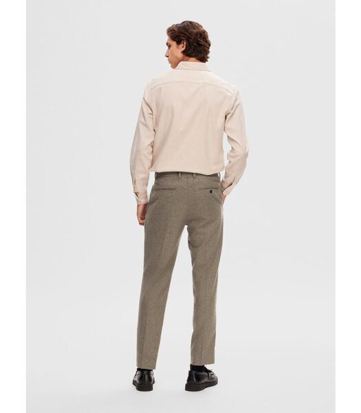Pantalon tailleur en laine Slim-mark
