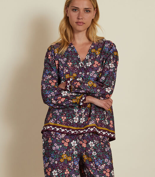 Mabon - Pyjama long en satin de coton