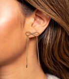 Boucles d'oreilles avec cordons et noeud image number 3