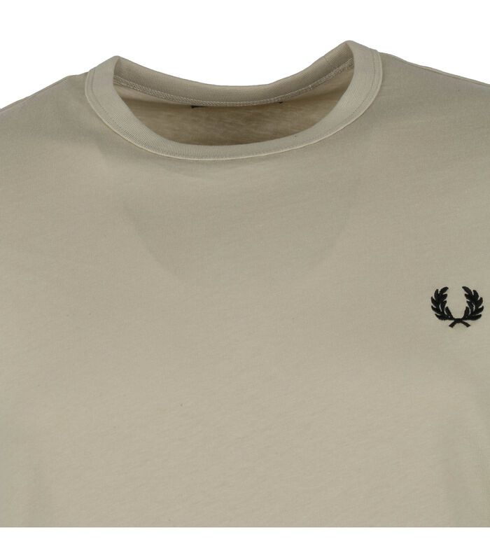 Fred Perry T-Shirt Ringer Beige image number 1