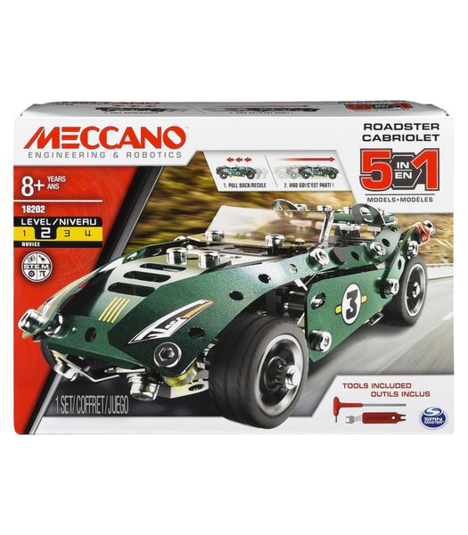 Meccano 5 - Modelset Pull Back Cars