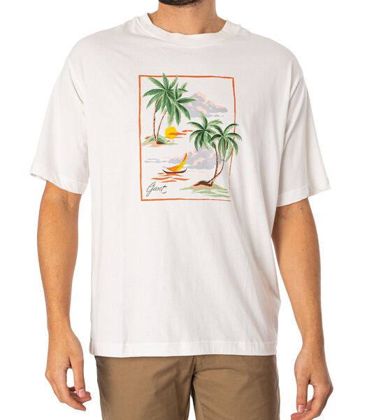 Hawaii Bedrukt Grafisch T-Shirt