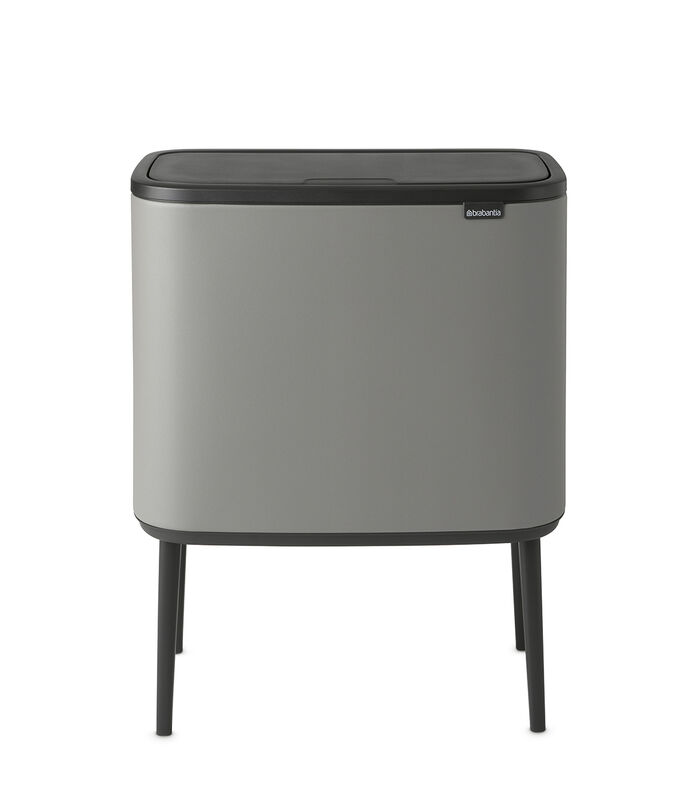 Bo Touch Bin, 36L - Mineral Concrete Grey image number 0