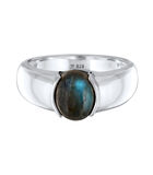 Ring Elegant Herenhorloge Met Labradoriet Edelsteen In 925 Sterling Zilver image number 1