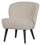 LONNEKE ARMCHAIR WITH KEY PIECE CUSHION NATUREL image number 3