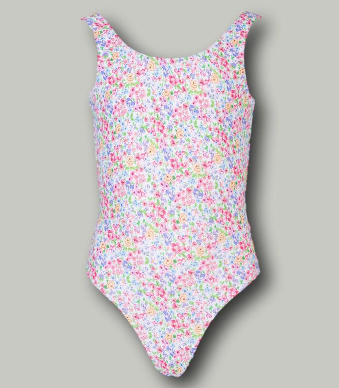 1-delig roze strik zwempak voor meisjes image number 0