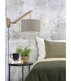 Wandlamp Andes - Bamboe/Taupe - 50x32x45cm image number 1