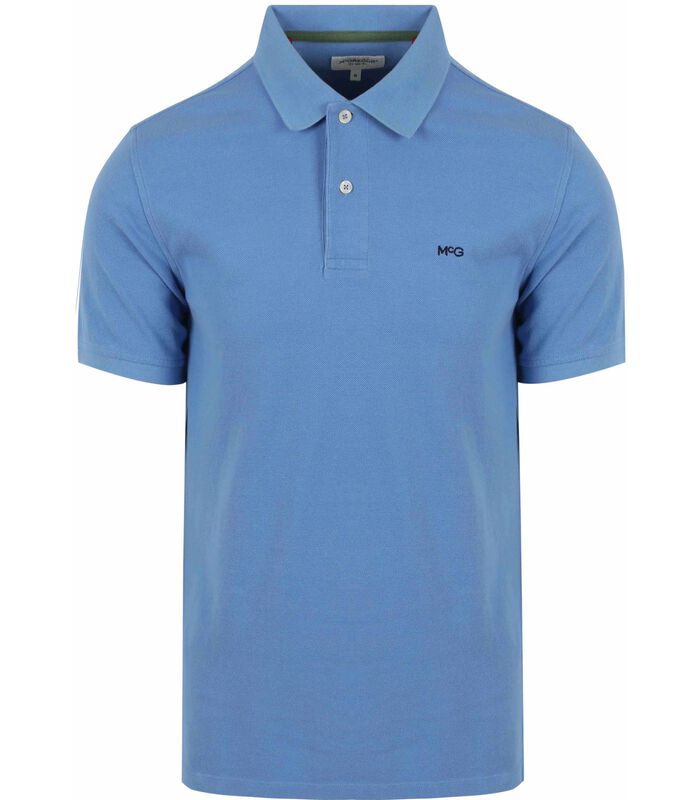 Classic Piqué Polo Mid Blauw image number 0