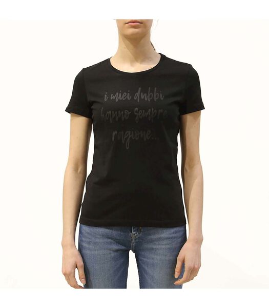 T-Shirt Noir Skills & Genes Femme