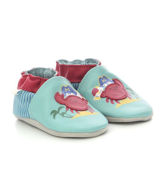 Chaussons Cuir Robeez Crab Pirate