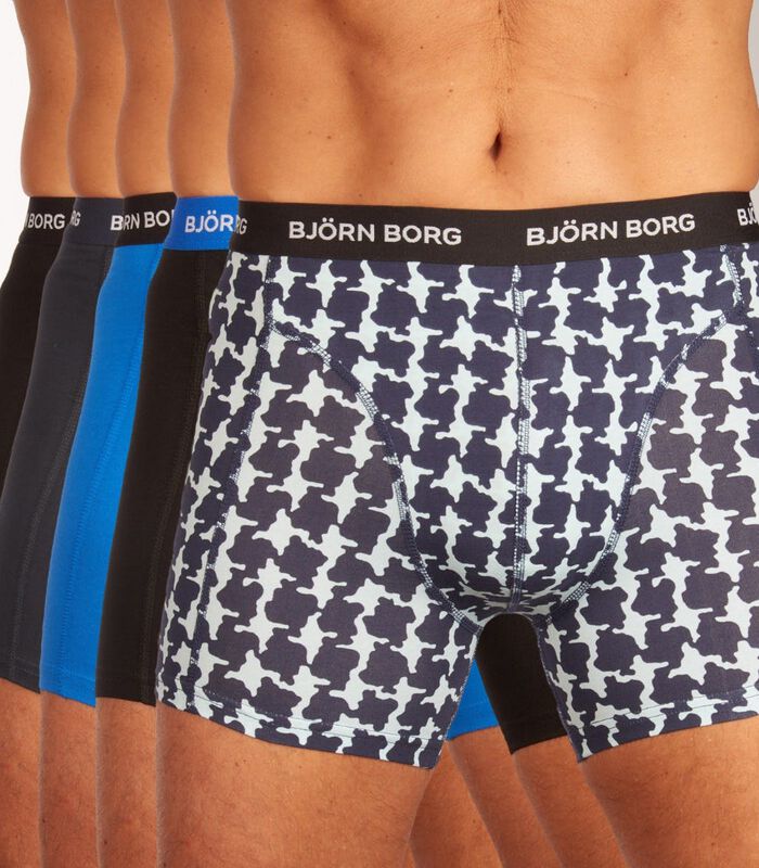 Short 5 pack Cotton Stretch Boxer image number 0