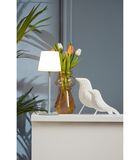 Ornament Silouette Bird - Wit - 21,5x9x16cm image number 2