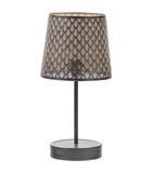 Lampe de table - Fer - Noir/laiton antique - 56x28x28 cm - Kars image number 0